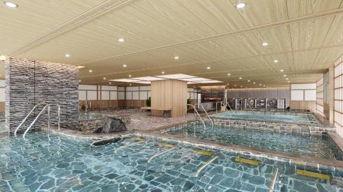Swimming pool, Flamingo Lan Ha Bay Resort in Cat Ba Island Swimming pool, Flamingo Lan Ha Bay Resort in Cat Ba Island