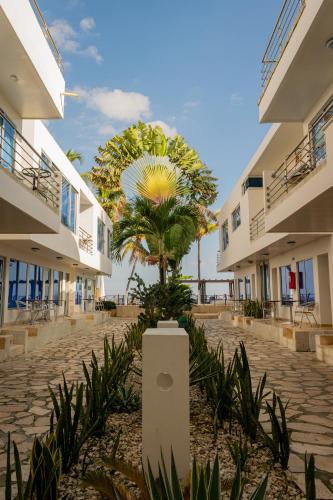 숙소 외관, Hotel Portoalegre in 코베나스 숙소 외관, Hotel Portoalegre in 코베나스