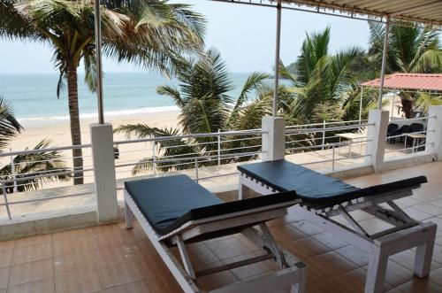 Balcony/terrace, Saritas Guest House - Bogmalo Beach in Bogmalo Balcony/terrace, Saritas Guest House - Bogmalo Beach in Bogmalo