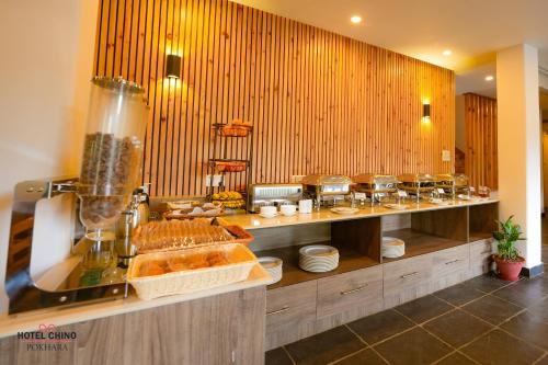 레스토랑, Hotel Chino Pokhara in 포카라 레스토랑, Hotel Chino Pokhara in 포카라