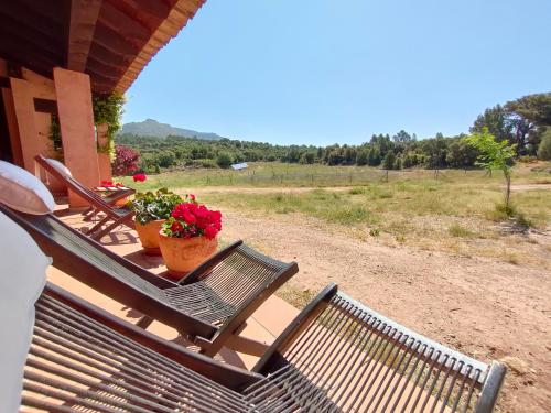 Balcony/terrace, Masia los Toranes - Destino Starlight in Fuentes De Rubielos Balcony/terrace, Masia los Toranes - Destino Starlight in Fuentes De Rubielos