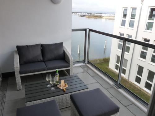 Balcony/terrace, FeWo auf der Ostsee in Olpenitz Balcony/terrace, FeWo auf der Ostsee in Olpenitz