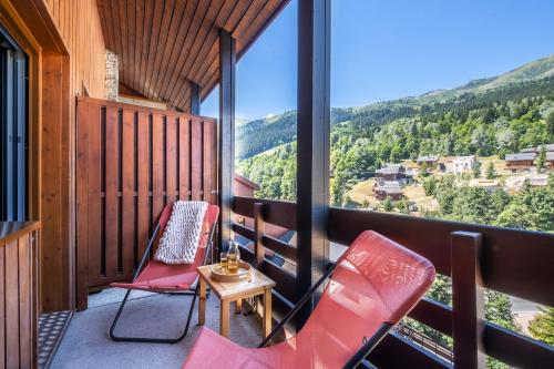 Balcony/terrace, Residence Pierre & Vacances Le Peillon in Meribel Balcony/terrace, Residence Pierre & Vacances Le Peillon in Meribel
