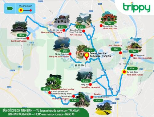 Serena riverside homestay - Trang An in Hoa Lu District Serena riverside homestay - Trang An in Hoa Lu District