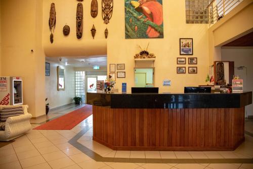 Lobby, Bird of Paradise Hotel in Goroka Lobby, Bird of Paradise Hotel in Goroka