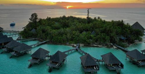 Exterior view, Gangehi Island Resort in Alifu Alifu Atoll Exterior view, Gangehi Island Resort in Alifu Alifu Atoll