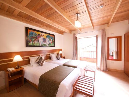 Guestroom, Sol Ollantay Exclusive Hotel in Ollantaytambo Guestroom, Sol Ollantay Exclusive Hotel in Ollantaytambo