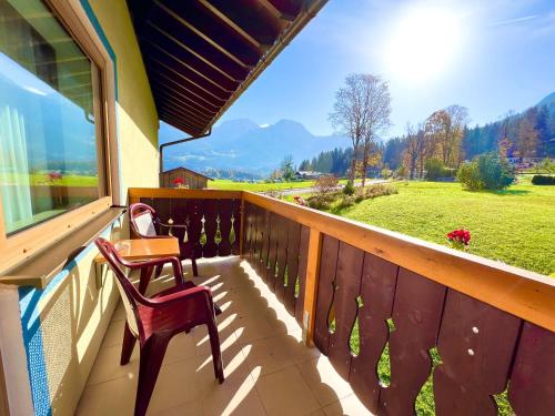 Balcony/terrace, Hotel Barenstuberl in Schonau am Konigssee Balcony/terrace, Hotel Barenstuberl in Schonau am Konigssee