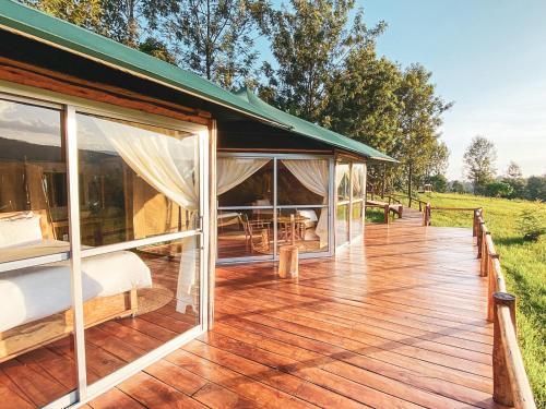 Balkon/teras, Foresight Eco Lodge & Safari in Karatu Balkon/teras, Foresight Eco Lodge & Safari in Karatu