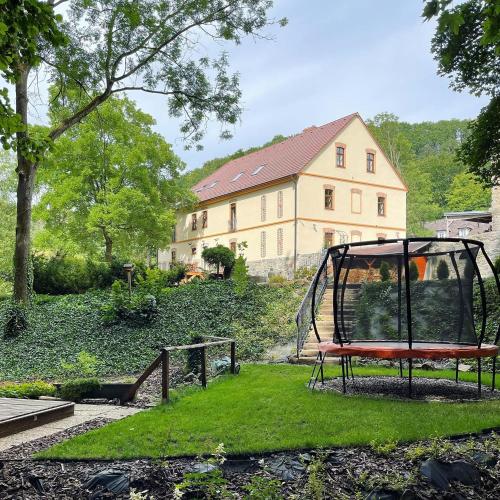 Vista exterior, Mlýn Byňov (Mlyn Bynov) in Chudoslavice Vista exterior, Mlýn Byňov (Mlyn Bynov) in Chudoslavice