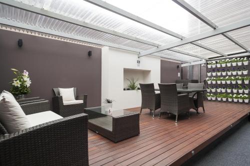 Balkon/teras, 315 Euro Motel & Serviced Apartments in Dunedin Balkon/teras, 315 Euro Motel & Serviced Apartments in Dunedin