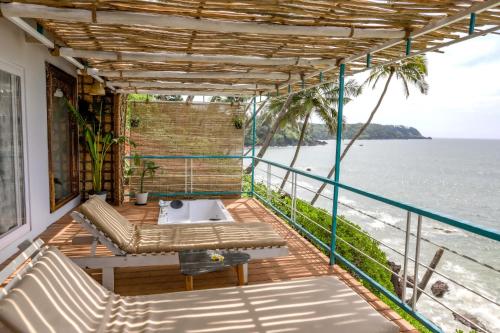 Balcony/terrace, The Cape Goa in Cabo De Rama Fort Balcony/terrace, The Cape Goa in Cabo De Rama Fort