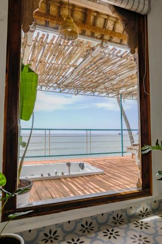 Balcony/terrace, The Cape Goa in Cabo De Rama Fort Balcony/terrace, The Cape Goa in Cabo De Rama Fort