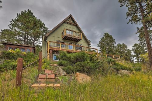 Stunning Evergreen Chalet with Private Hot Tub! in Evergreen (CO) Stunning Evergreen Chalet with Private Hot Tub! in Evergreen (CO)