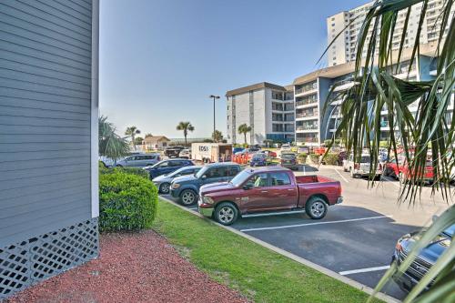 South Myrtle Condo with Balcony - Walk to the Beach! near Ocean Lakes Golf Carts South Myrtle Condo with Balcony - Walk to the Beach! near Ocean Lakes Golf Carts