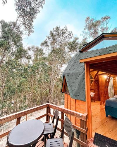 Balcony/terrace, Domosup3rlopez - Glamping Petfriendly con Jacuzzi en Boyaca in Pesca Balcony/terrace, Domosup3rlopez - Glamping Petfriendly con Jacuzzi en Boyaca in Pesca