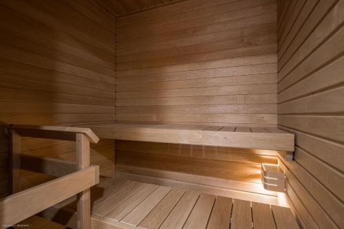 Sauna, Helsinki Penthouse near the west harbor in Ruoholahti Sauna, Helsinki Penthouse near the west harbor in Ruoholahti