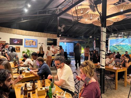 Restaurant, Pokhara Backpackers Hostel in Pokhara Restaurant, Pokhara Backpackers Hostel in Pokhara