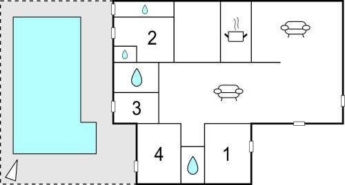 Floor plans, Stunning Home In Cezac in Saint-Savin Floor plans, Stunning Home In Cezac in Saint-Savin
