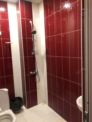Bathroom, Liga Hotel and Restaurant in Halidzor Bathroom, Liga Hotel and Restaurant in Halidzor
