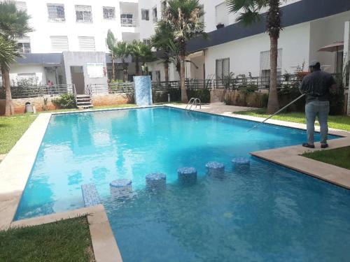 Úszómedence, residance a 100 m de la mer in Telouet Úszómedence, residance a 100 m de la mer in Telouet