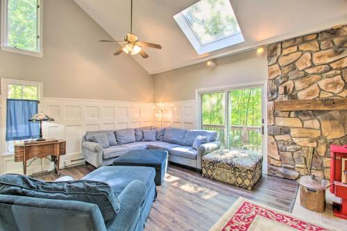 Peaceful New Market Cabin with Deck and Fire Pit! in New Market (VA) Peaceful New Market Cabin with Deck and Fire Pit! in New Market (VA)