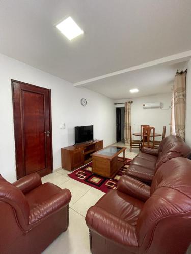 sala de TV, Résidence 2JGE (Residence 2JGE) in Bonabéri sala de TV, Résidence 2JGE (Residence 2JGE) in Bonabéri