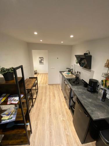 廚房, Ferienwohnung Marschkieker - Kleiner Deichhof in 哈茨特爾馬爾施 廚房, Ferienwohnung Marschkieker - Kleiner Deichhof in 哈茨特爾馬爾施