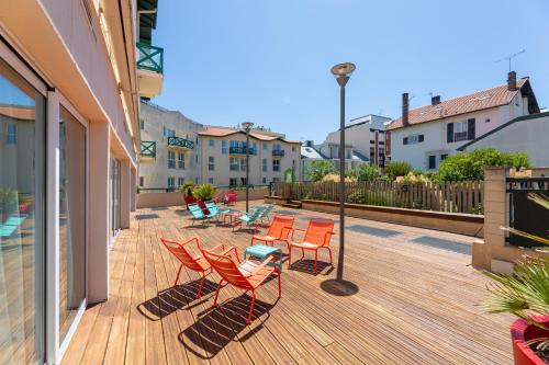 balkon/terras, Residence Pierre & Vacances Premium Haguna in Biarritz balkon/terras, Residence Pierre & Vacances Premium Haguna in Biarritz