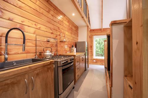 Konyha, Refugio Macales - Ecocabañas (Refugio Macales - Ecocabanas) in Puerto Aisen Konyha, Refugio Macales - Ecocabañas (Refugio Macales - Ecocabanas) in Puerto Aisen