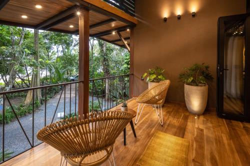 Balcony/terrace, awa Beachfront Hotel in Puerto Viejo de Talamanca Balcony/terrace, awa Beachfront Hotel in Puerto Viejo de Talamanca