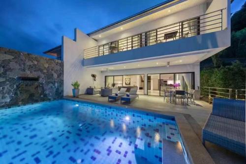 VILLA DOVE Modern Infinity Sea View Pool