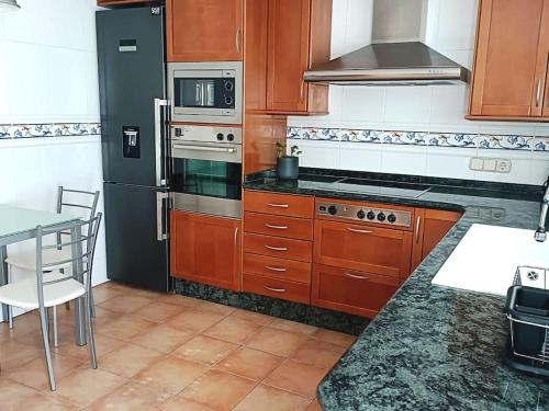 Konyha, Acogedora y confortable casa familiar en L'Olleria in L'Olleria Konyha, Acogedora y confortable casa familiar en L'Olleria in L'Olleria