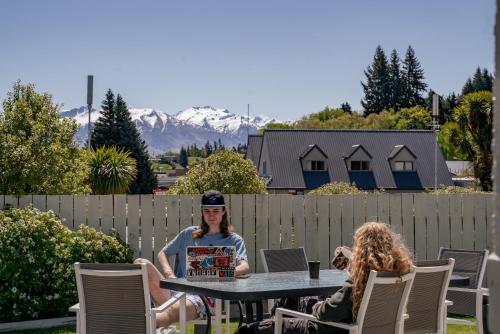 ogród, Mountain View Backpackers in Wanaka ogród, Mountain View Backpackers in Wanaka