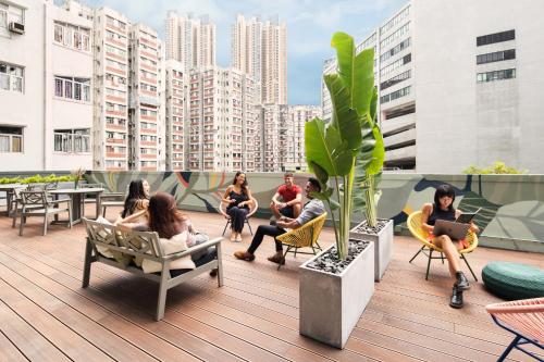 Balcony/terrace, Weave Studios - Olympic in Tai Kok Tsui Balcony/terrace, Weave Studios - Olympic in Tai Kok Tsui