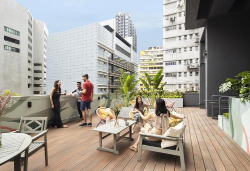 Balcony/terrace, Weave Studios - Olympic in Tai Kok Tsui Balcony/terrace, Weave Studios - Olympic in Tai Kok Tsui