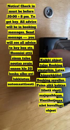 Yksio 1,5 km Kupittaalta / 3 km Turun keskustasta in Itaharju Yksio 1,5 km Kupittaalta / 3 km Turun keskustasta in Itaharju