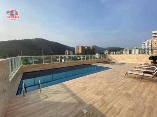 Swimming pool, Apt. Mongagua in Solemar Swimming pool, Apt. Mongagua in Solemar