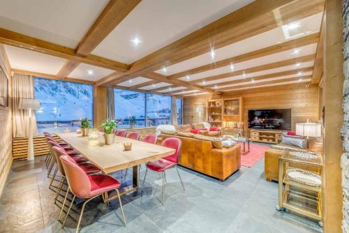 Shared lounge/TV area, Luxury apartment Stay With us Resorts in Tignes Le Lac Shared lounge/TV area, Luxury apartment Stay With us Resorts in Tignes Le Lac