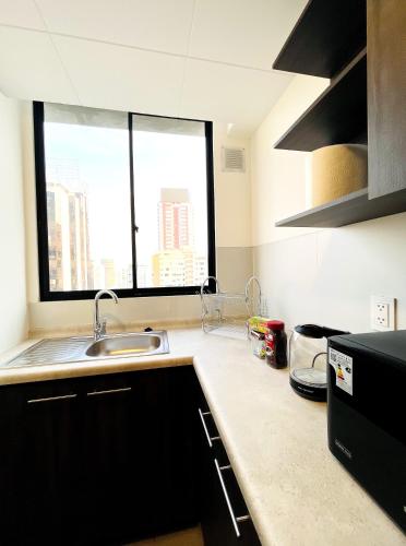 bucătărie, Apartamento Confortable y Economico en Sopocachi in La Paz bucătărie, Apartamento Confortable y Economico en Sopocachi in La Paz