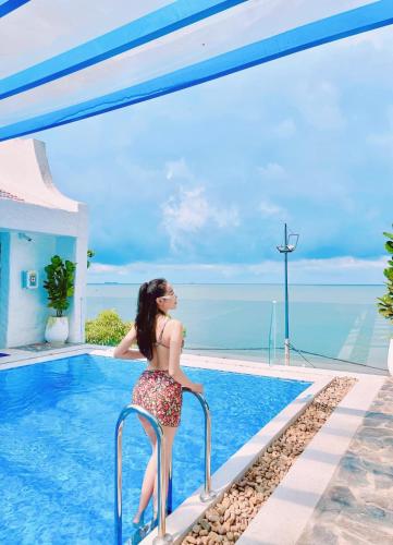Swimming pool, SUNTORINI BOUTIQUE HOTEL in Phường 2 Swimming pool, SUNTORINI BOUTIQUE HOTEL in Phường 2