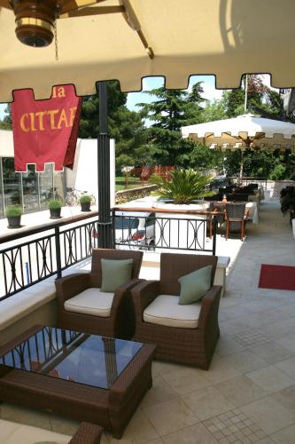 Balkon/teras, Hotel Villa Cittar in Novigrad Balkon/teras, Hotel Villa Cittar in Novigrad
