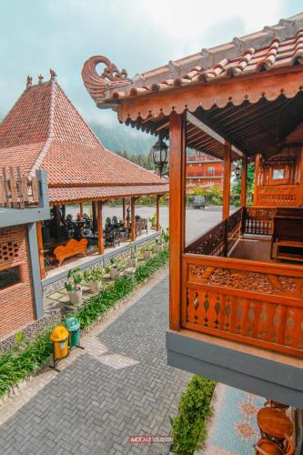 Balcony/terrace, Joglo Kecombrang Bromo in Bromo Balcony/terrace, Joglo Kecombrang Bromo in Bromo