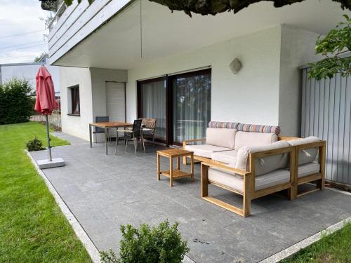 Erkély/terasz, Pension am Waldrand in Karlsbad Erkély/terasz, Pension am Waldrand in Karlsbad