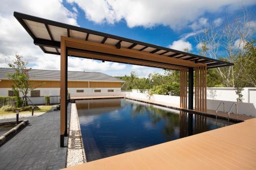 Swimming pool, Japanese Style 2BR Villa Sunrise Garden A150 in Thalang Swimming pool, Japanese Style 2BR Villa Sunrise Garden A150 in Thalang