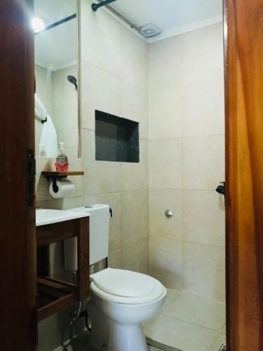 화장실, Bungalows Luz del sur in 산 카를로스 데 바릴로체 화장실, Bungalows Luz del sur in 산 카를로스 데 바릴로체