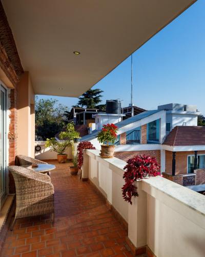 Balcony/terrace, Shaligram Hotel & Spa near Patan Hospital Balcony/terrace, Shaligram Hotel & Spa near Patan Hospital