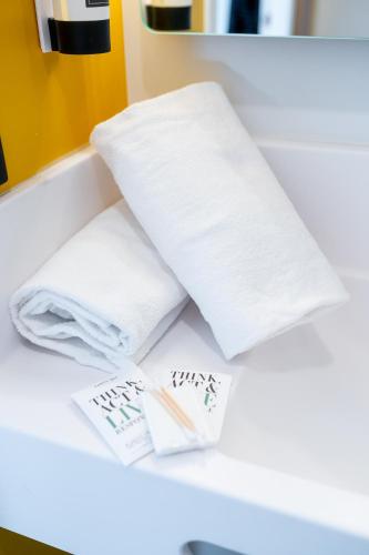ห้องน้ำ, B&B HOTEL Reims Croix Blandin in ลา เนอวีเลต ห้องน้ำ, B&B HOTEL Reims Croix Blandin in ลา เนอวีเลต
