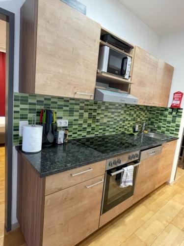 кухня, Wels Inn City Apartments in Вельс кухня, Wels Inn City Apartments in Вельс