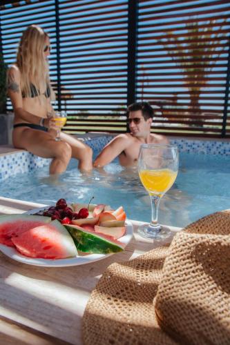 Hot tub, Martyniuk lodges entre vinedos in Capitan Montoya Hot tub, Martyniuk lodges entre vinedos in Capitan Montoya